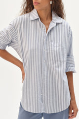 DONNI The Oxford Shirt - CORNFLOWER STRIPE
