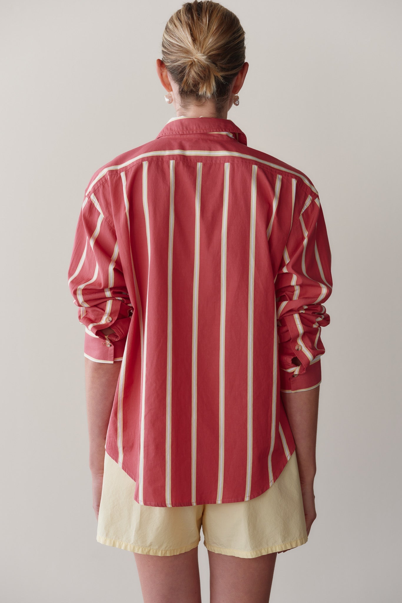 DONNI The Pop Shirt - Raspberry-Stripe