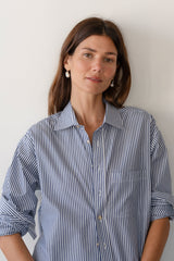 DONNI The Pop Shirt - Navy-Stripe