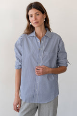DONNI The Pop Shirt - Navy-Stripe