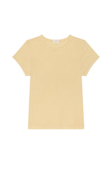 DONNI The Pointelle Baby Tee Butter - Butter