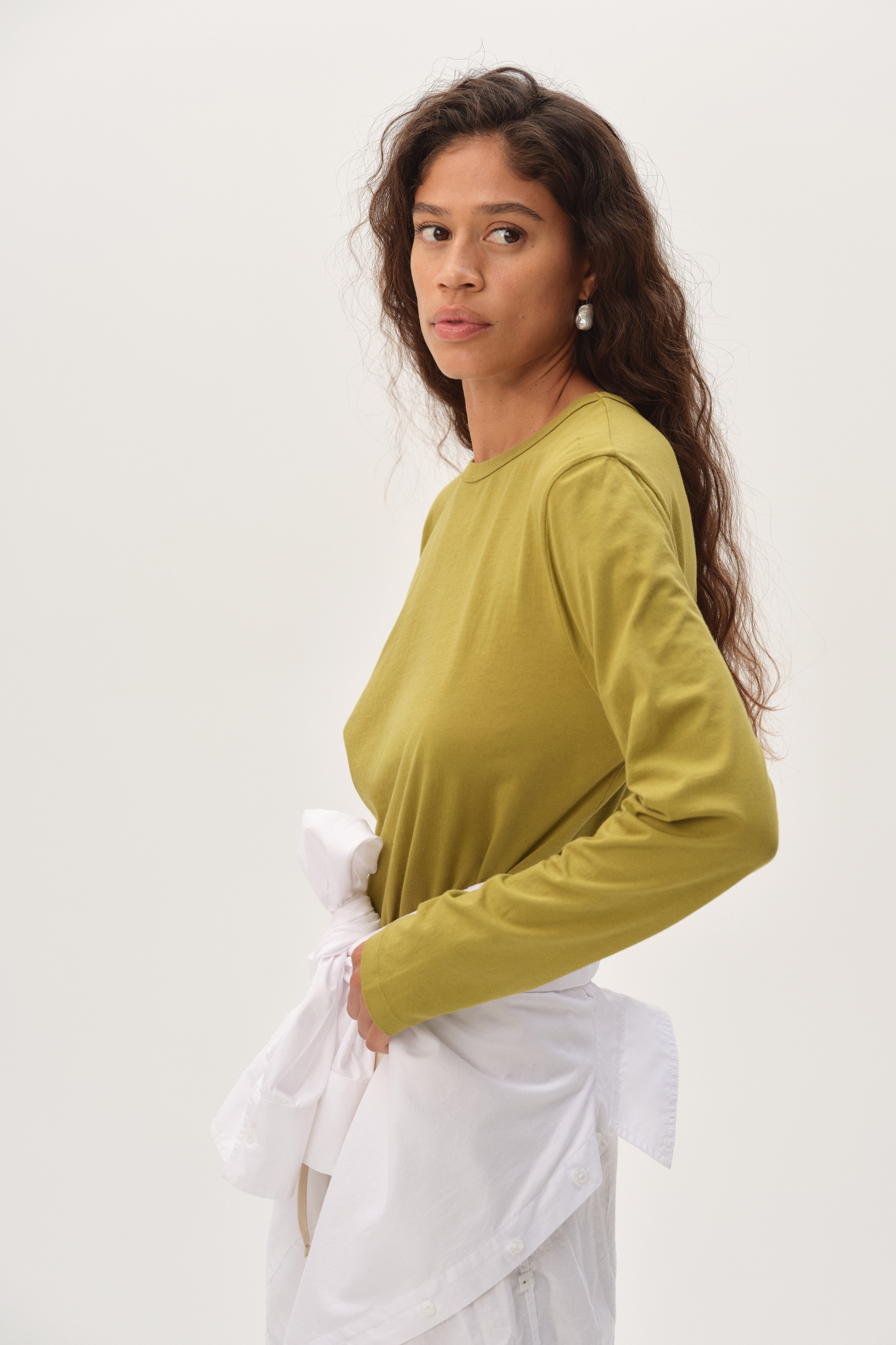 DONNI The Jersey Long Sleeve - Pistachio