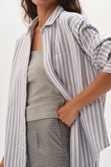 DONNI The Oxford Shirt - Butter Stripe