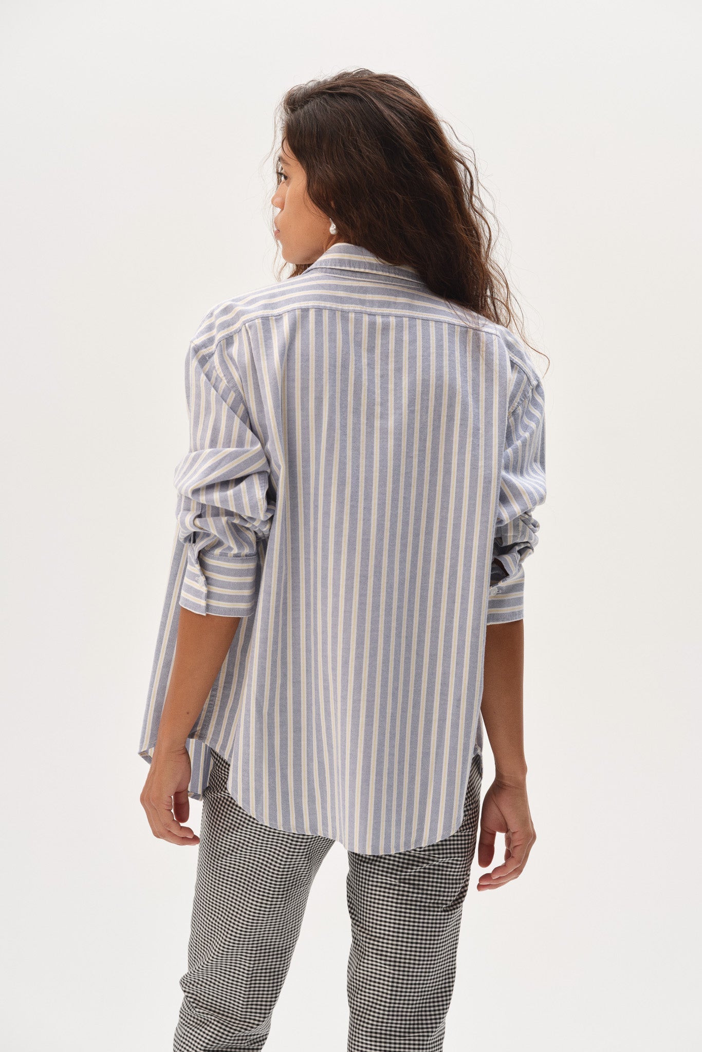 DONNI The Oxford Shirt - Butter Stripe
