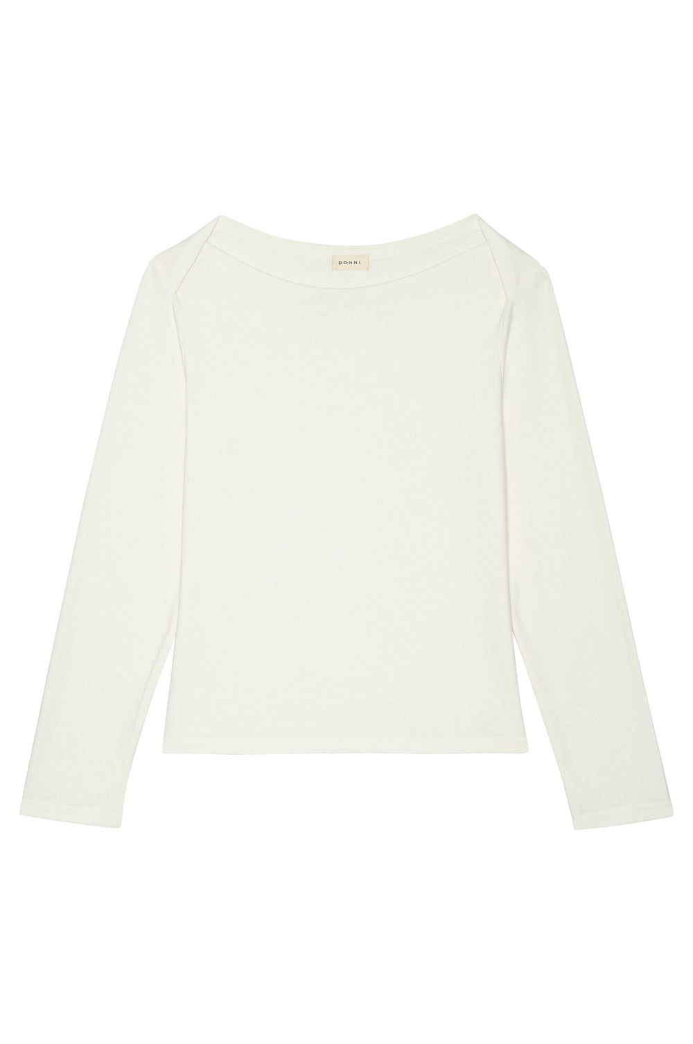 DONNI The Baby Rib Envelope Top - Creme