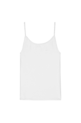 DONNI Powder Baby Rib Scallop Tank - Powder