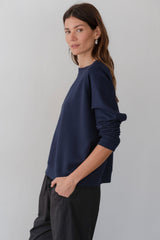 DONNI The Eco-Terry Crewneck - Navy