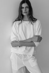 DONNI Powder Eco-Terry Crewneck - Powder