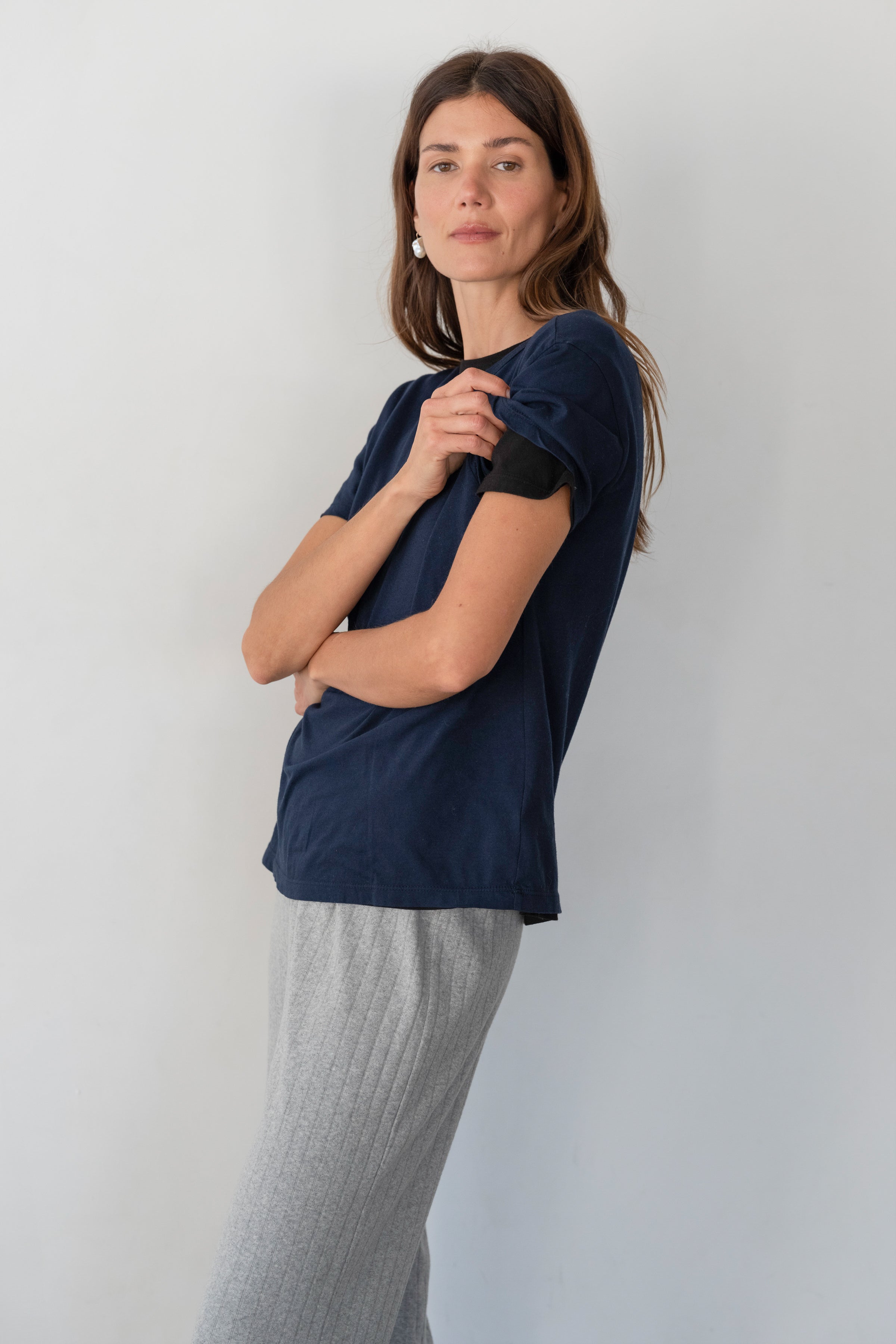 DONNI The Jersey Tee - Navy