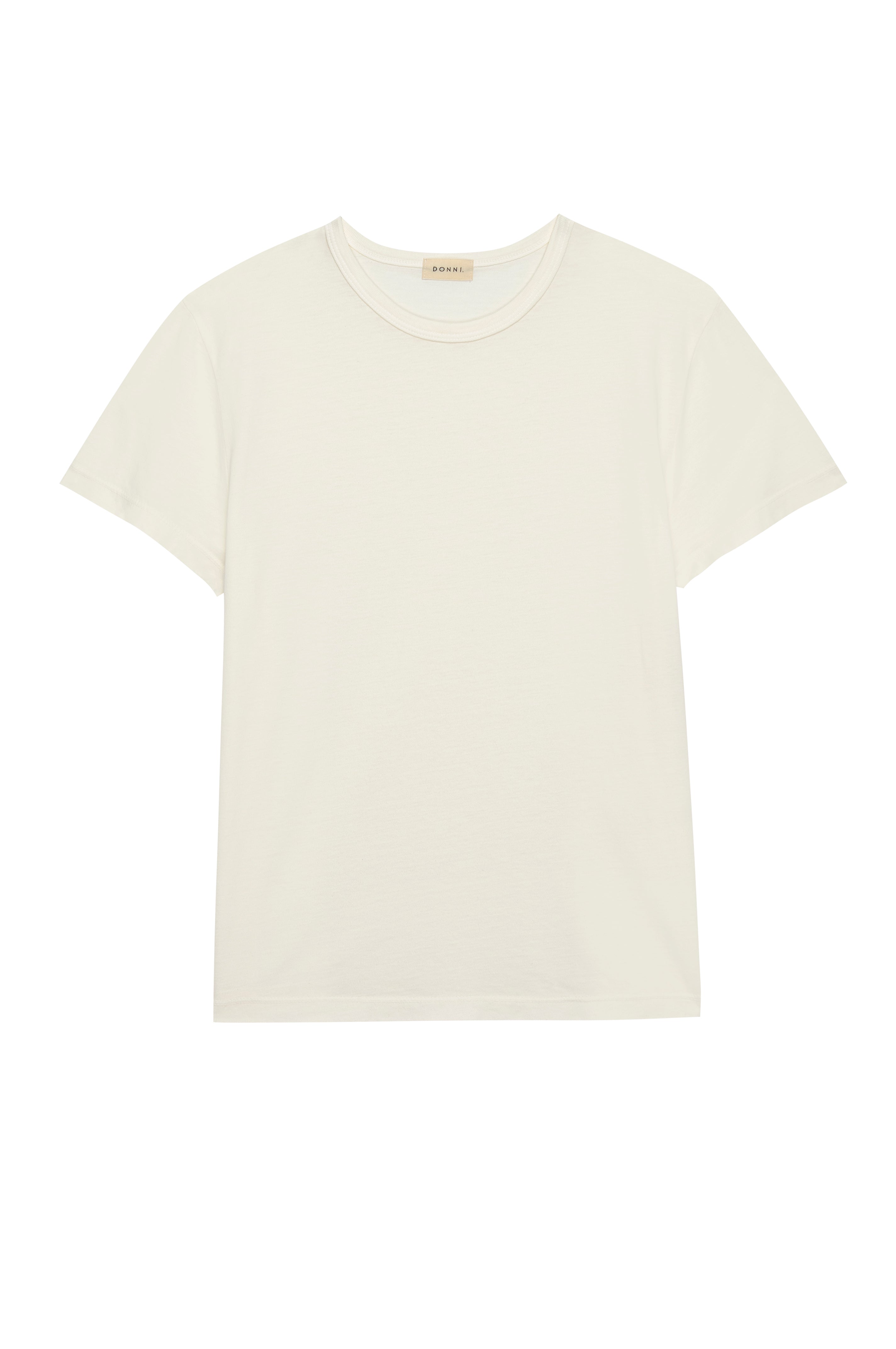 DONNI Creme Jersey Tee - Creme