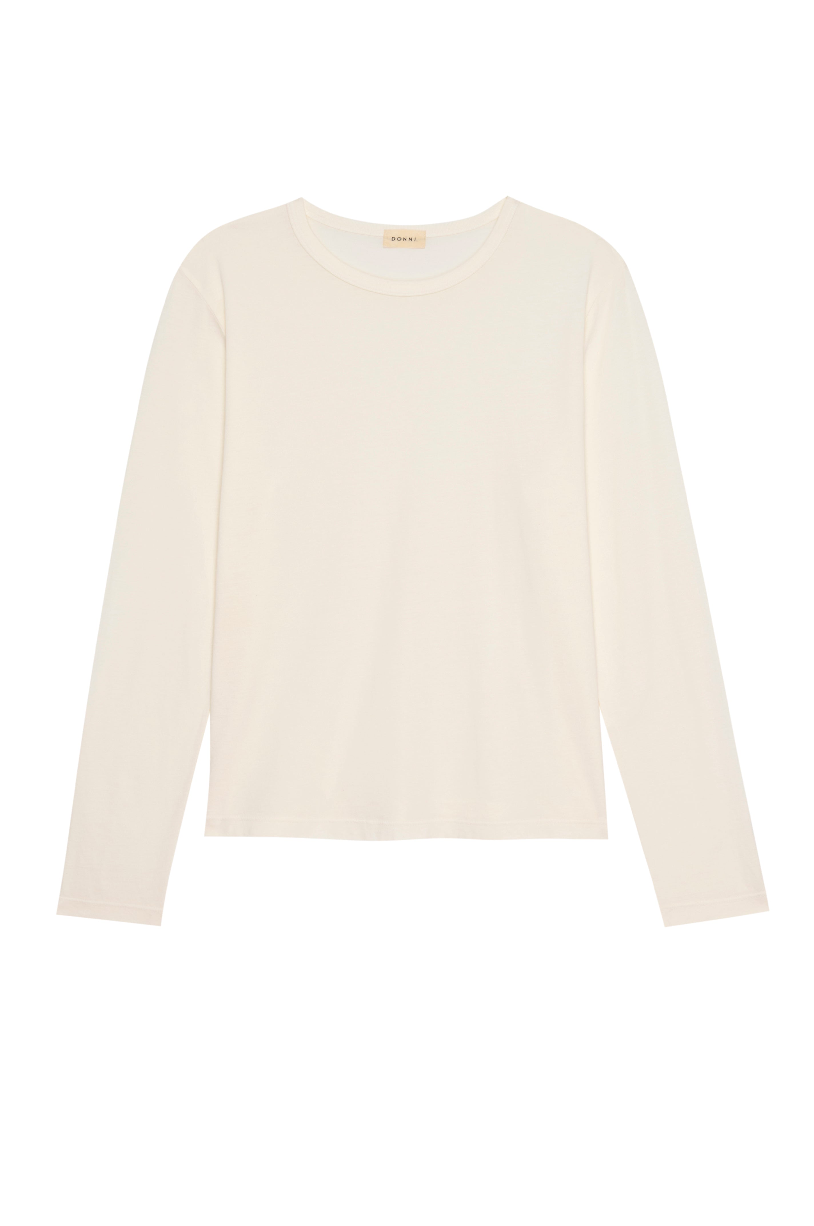 DONNI Creme Jersey Long Sleeve - Creme