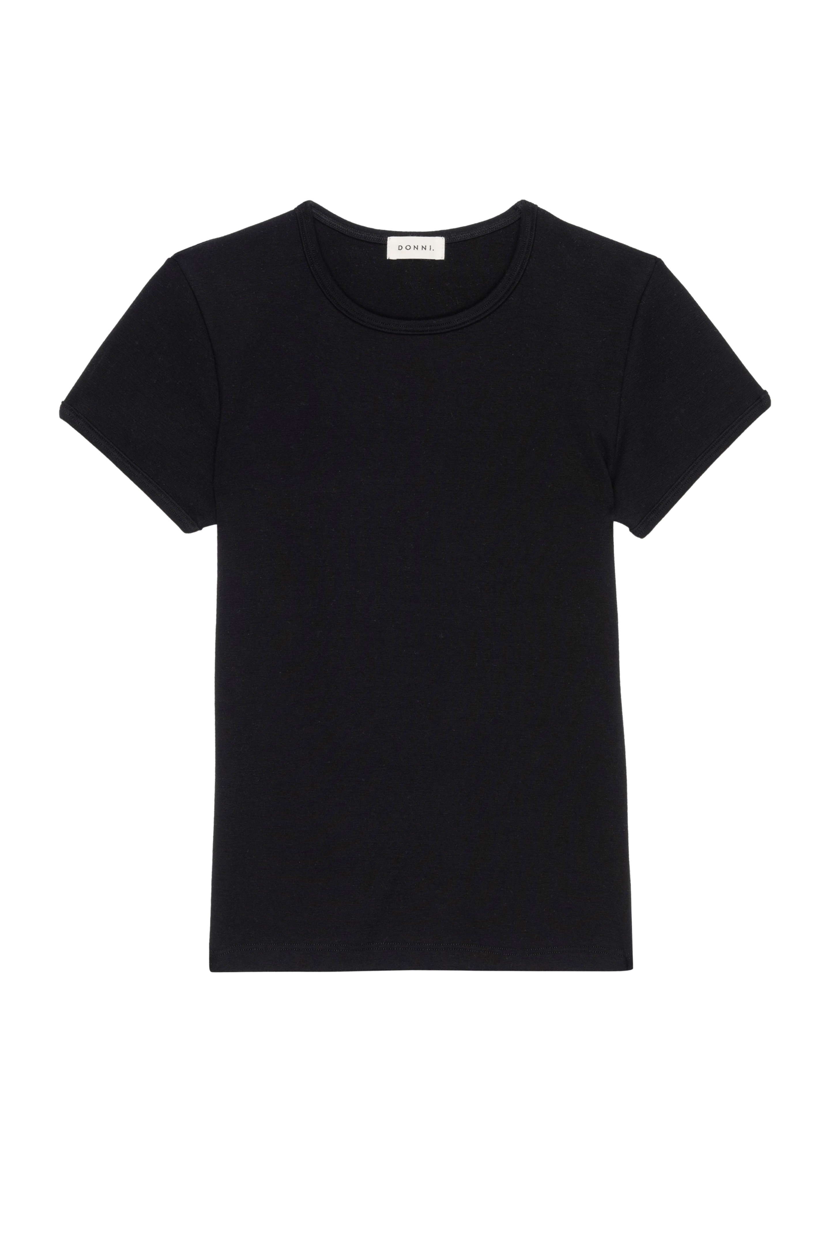 DONNI The Baby Rib Baby Tee - Jet