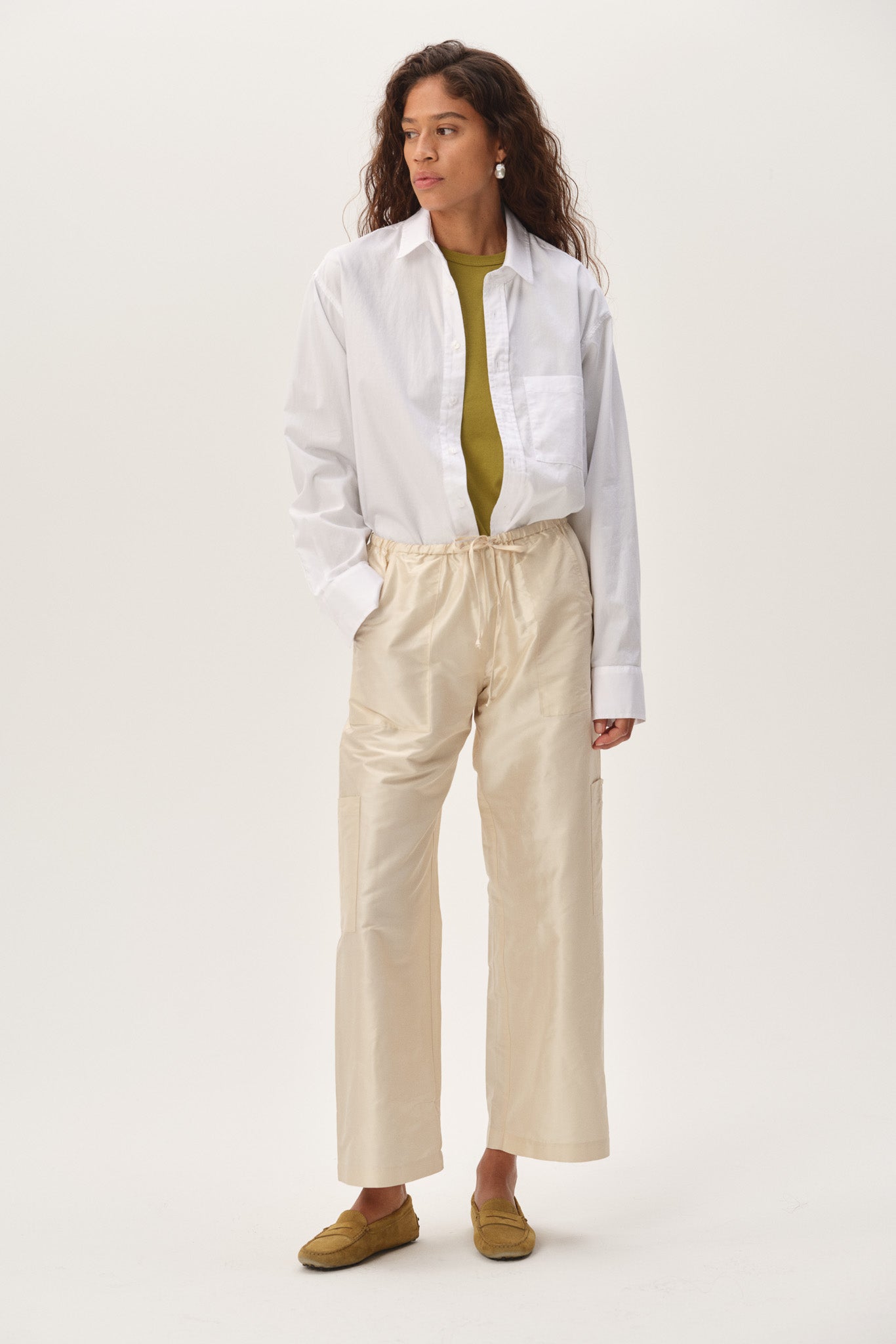 DONNI The Oxford Shirt - Powder
