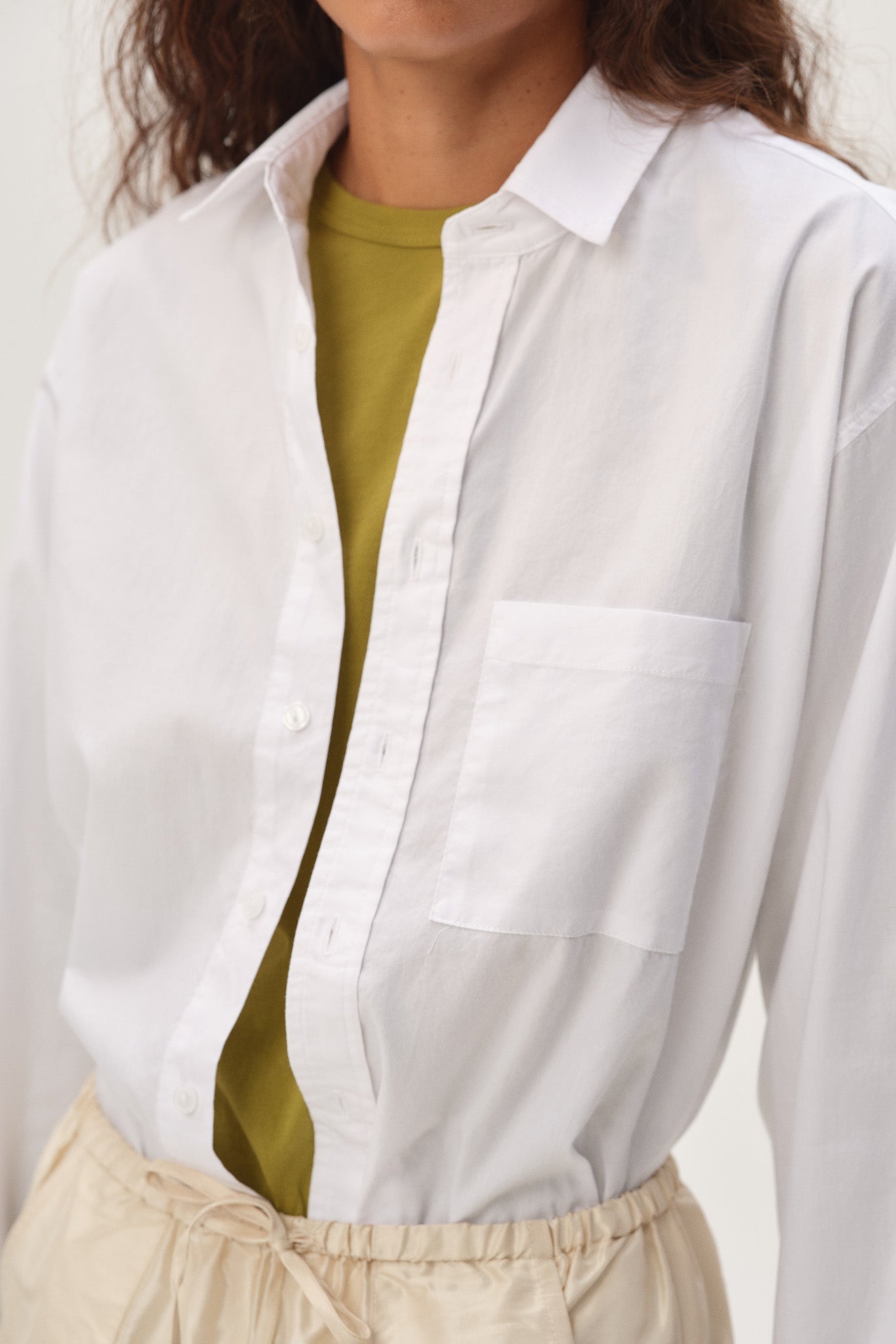 DONNI The Oxford Shirt - Powder
