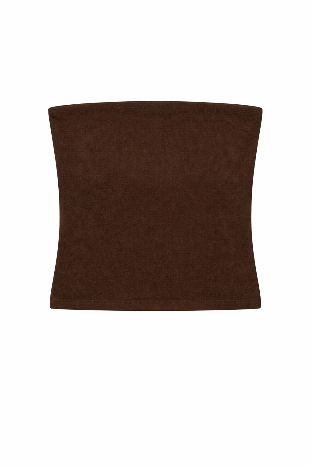 DONNI The Baby Rib Tube Top - Espresso