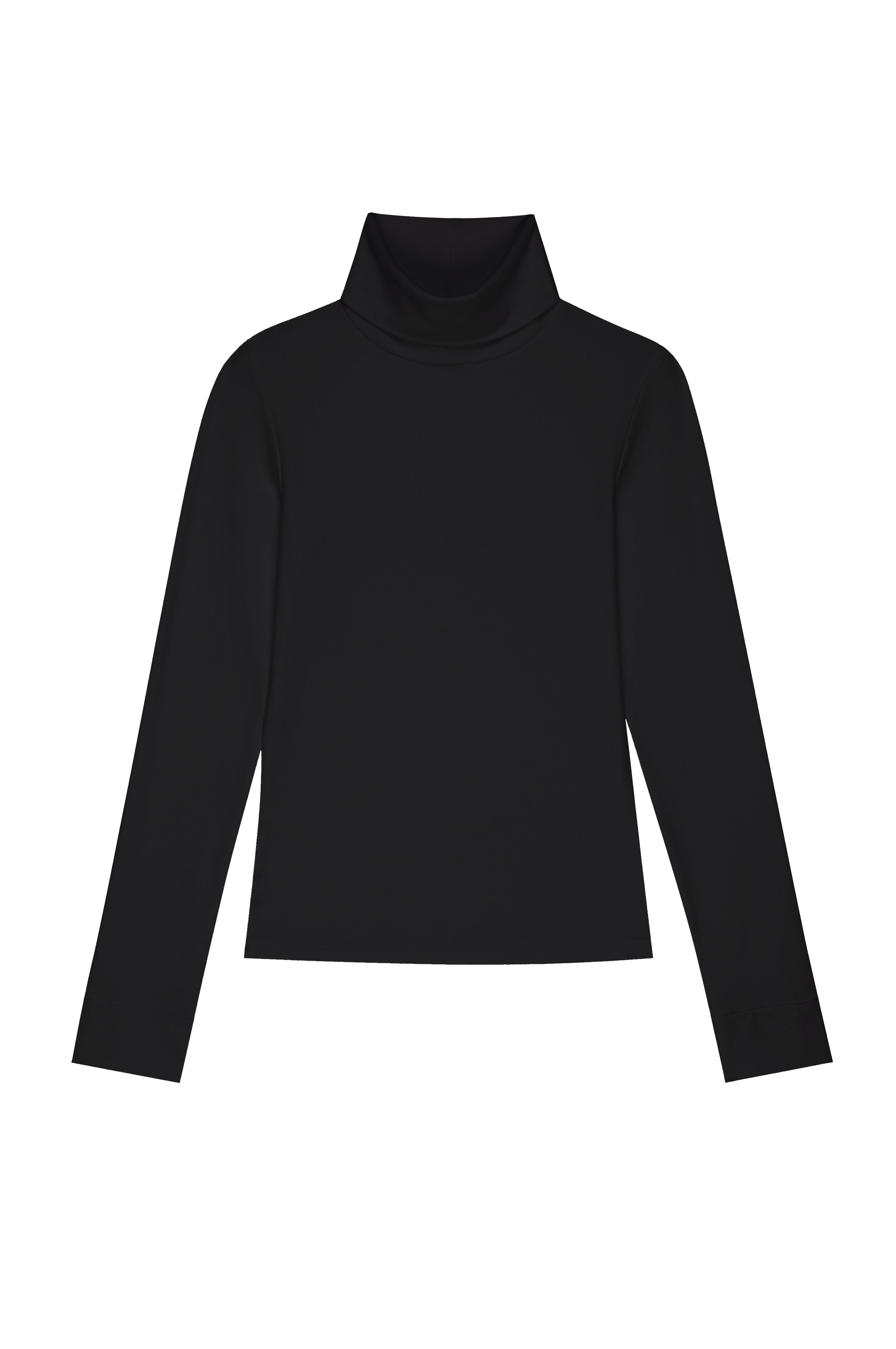 DONNI The Baby Rib Turtleneck - Jet