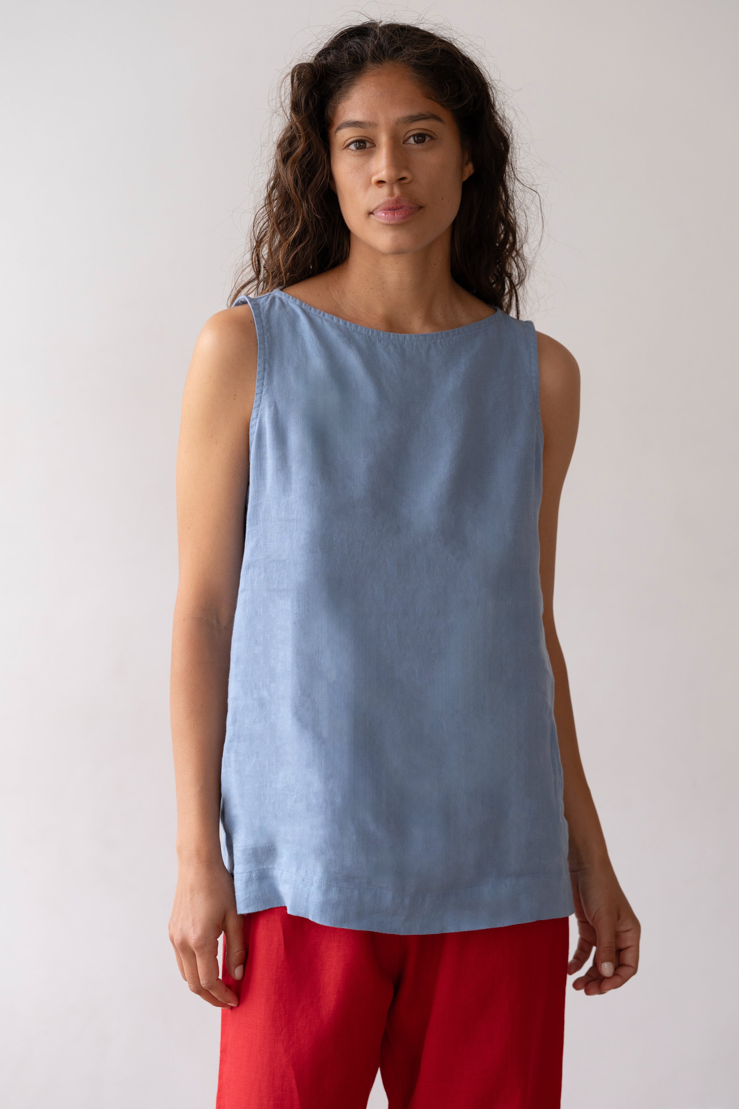 DONNI The Linen Shell - Cornflower