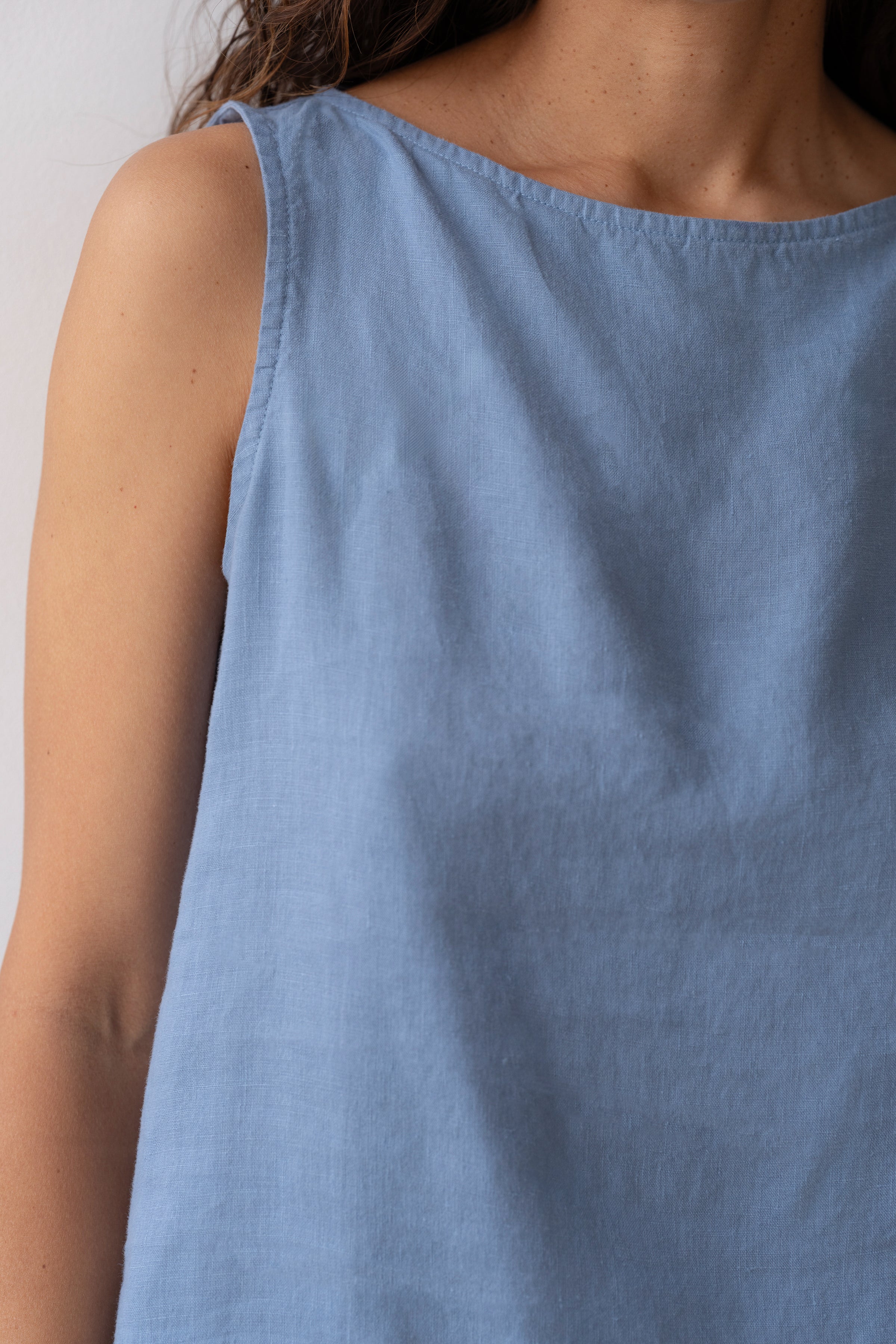 DONNI The Linen Shell - Cornflower