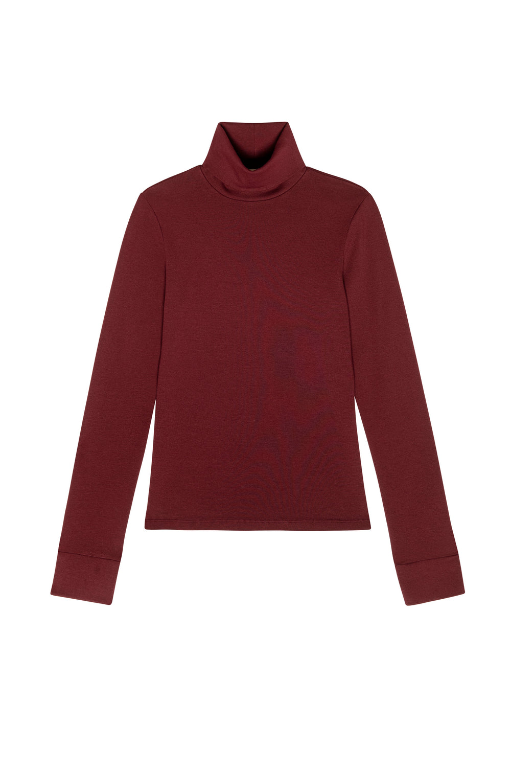 DONNI The Baby Rib Turtleneck - Oxblood