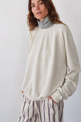 DONNI The Eco-Terry Relaxed Crewneck - Oatmeal