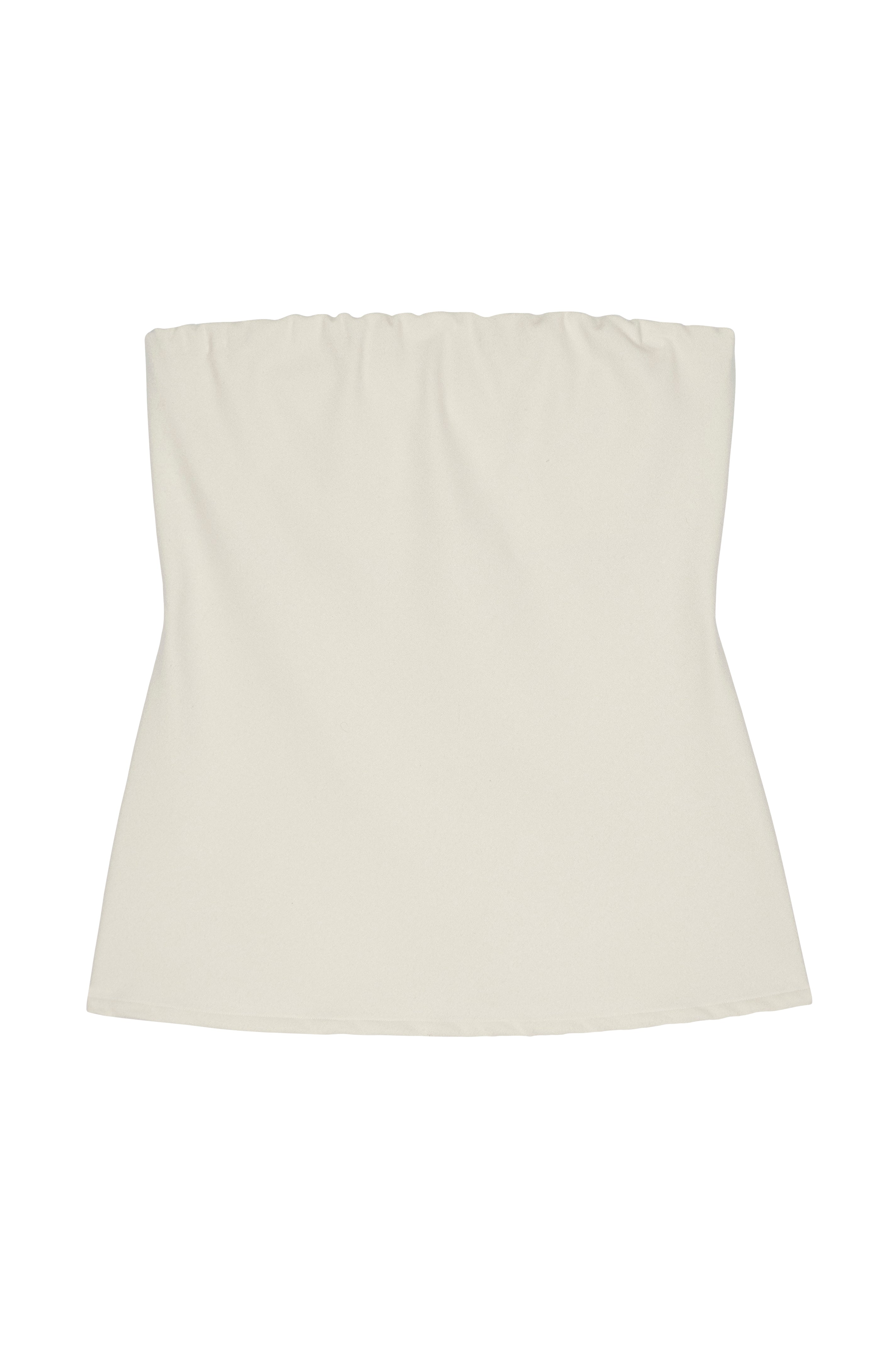 DONNI The Flannel Tube Top - Creme