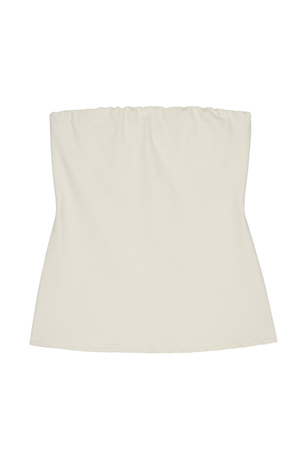 DONNI The Flannel Tube Top - Creme