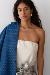 DONNI The Flannel Tube Top - Creme