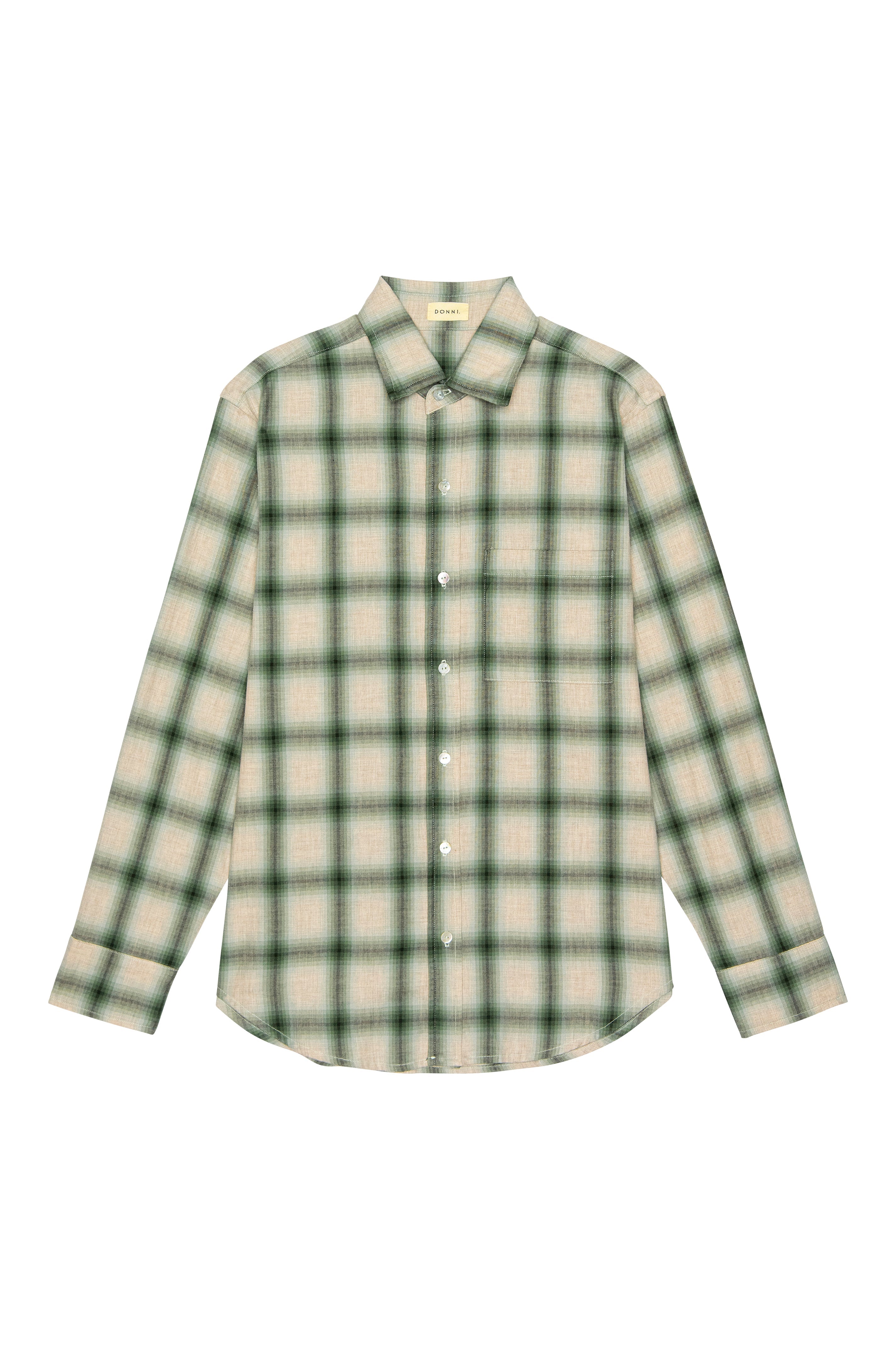 DONNI The Plaid Flannel Shirt - Oregano