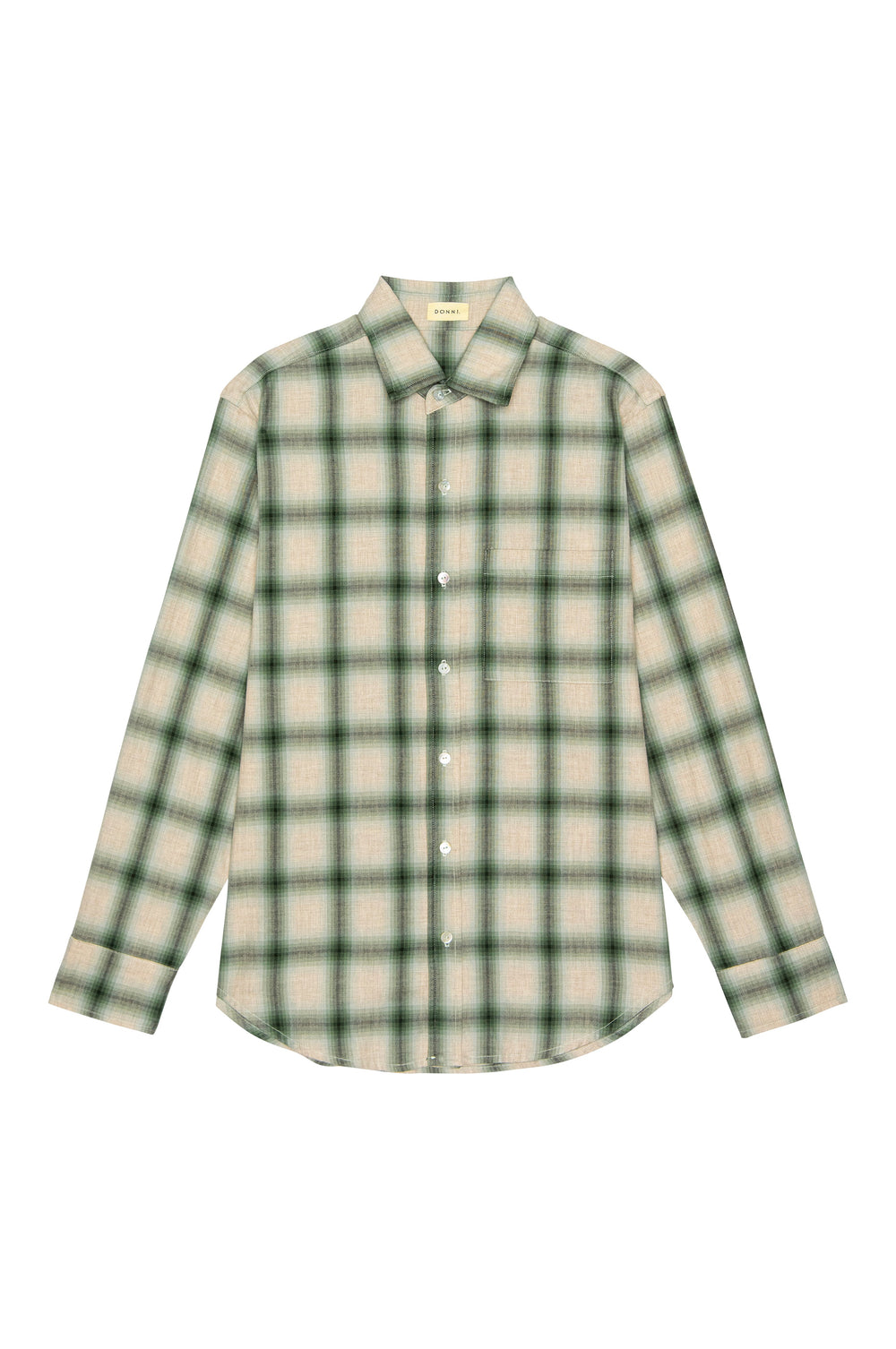 DONNI The Plaid Flannel Shirt - Oregano