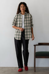 DONNI The Plaid Flannel Shirt - Oregano