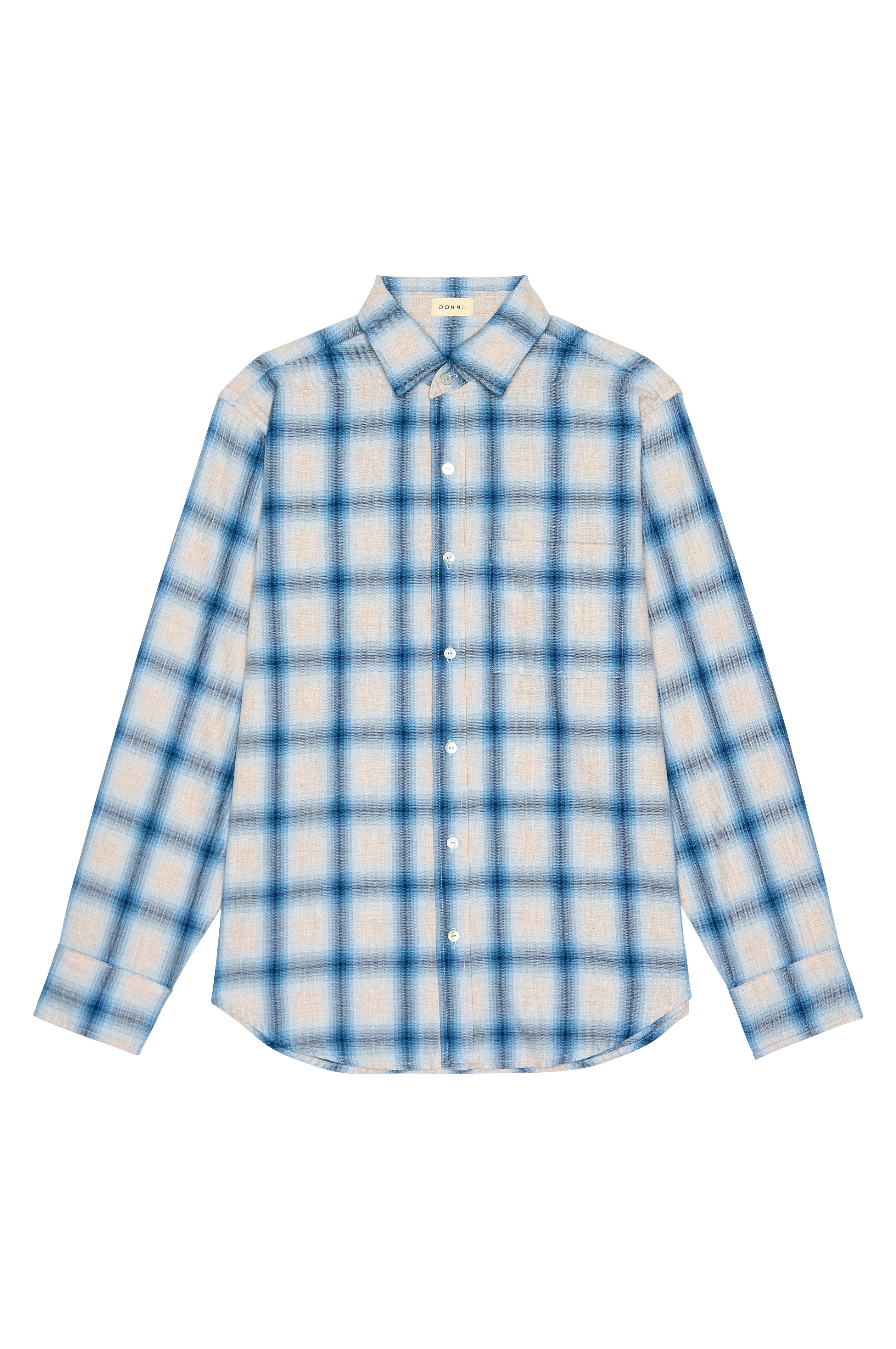 DONNI The Plaid Flannel Shirt - Blueberry