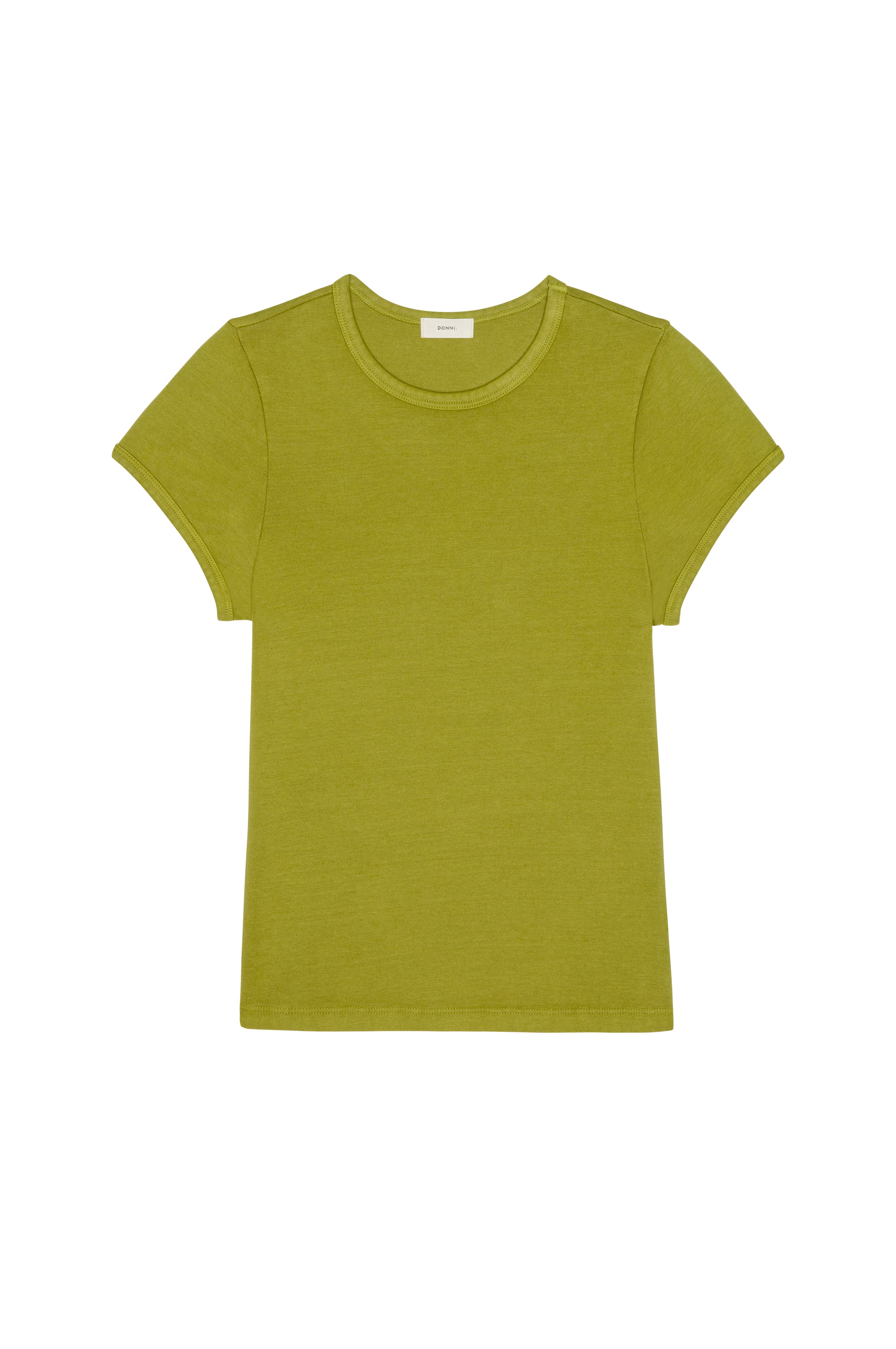 DONNI The Baby Rib Baby Tee - Pistachio