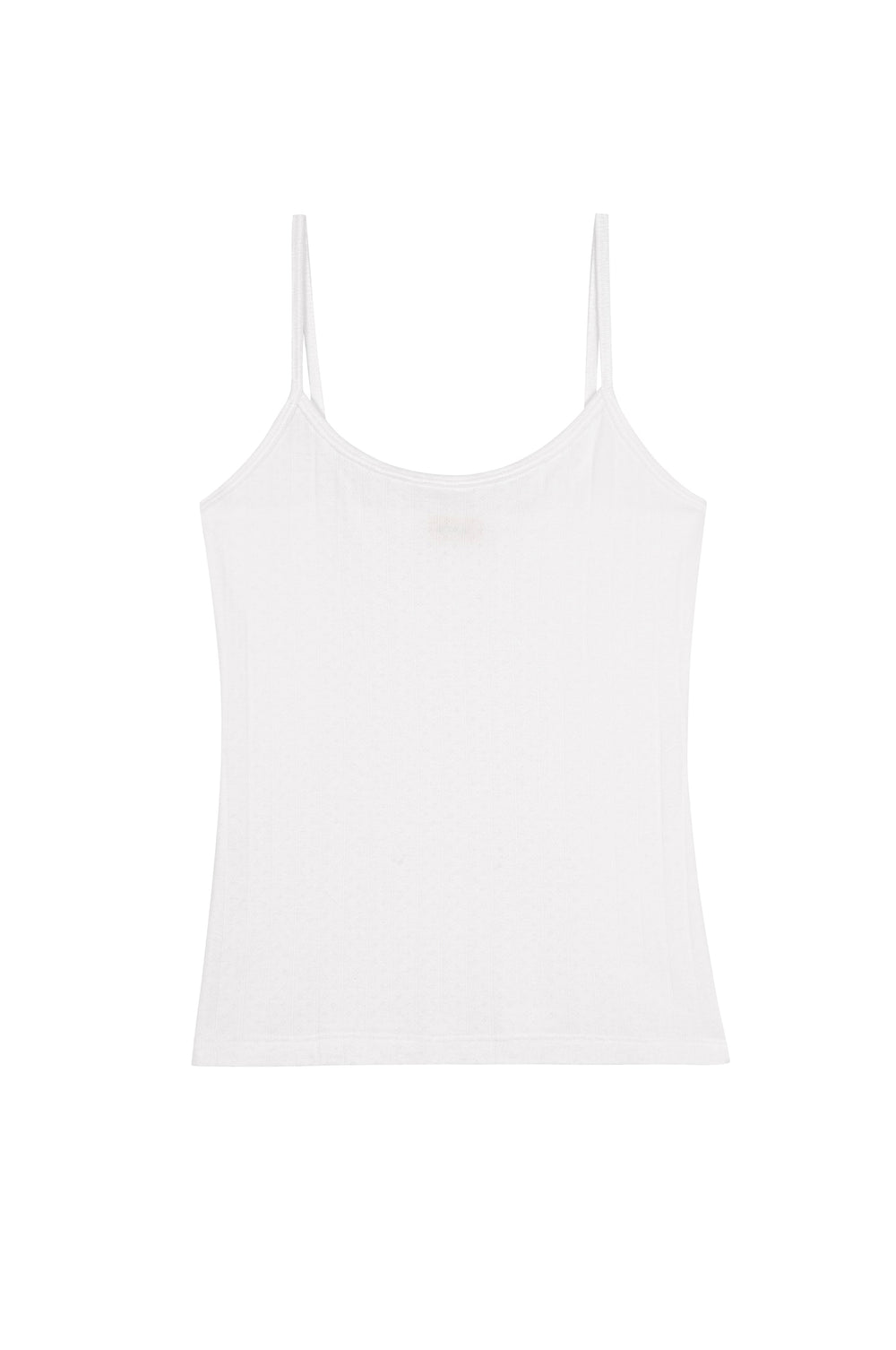 DONNI Powder Pointelle Cami Tank - Powder