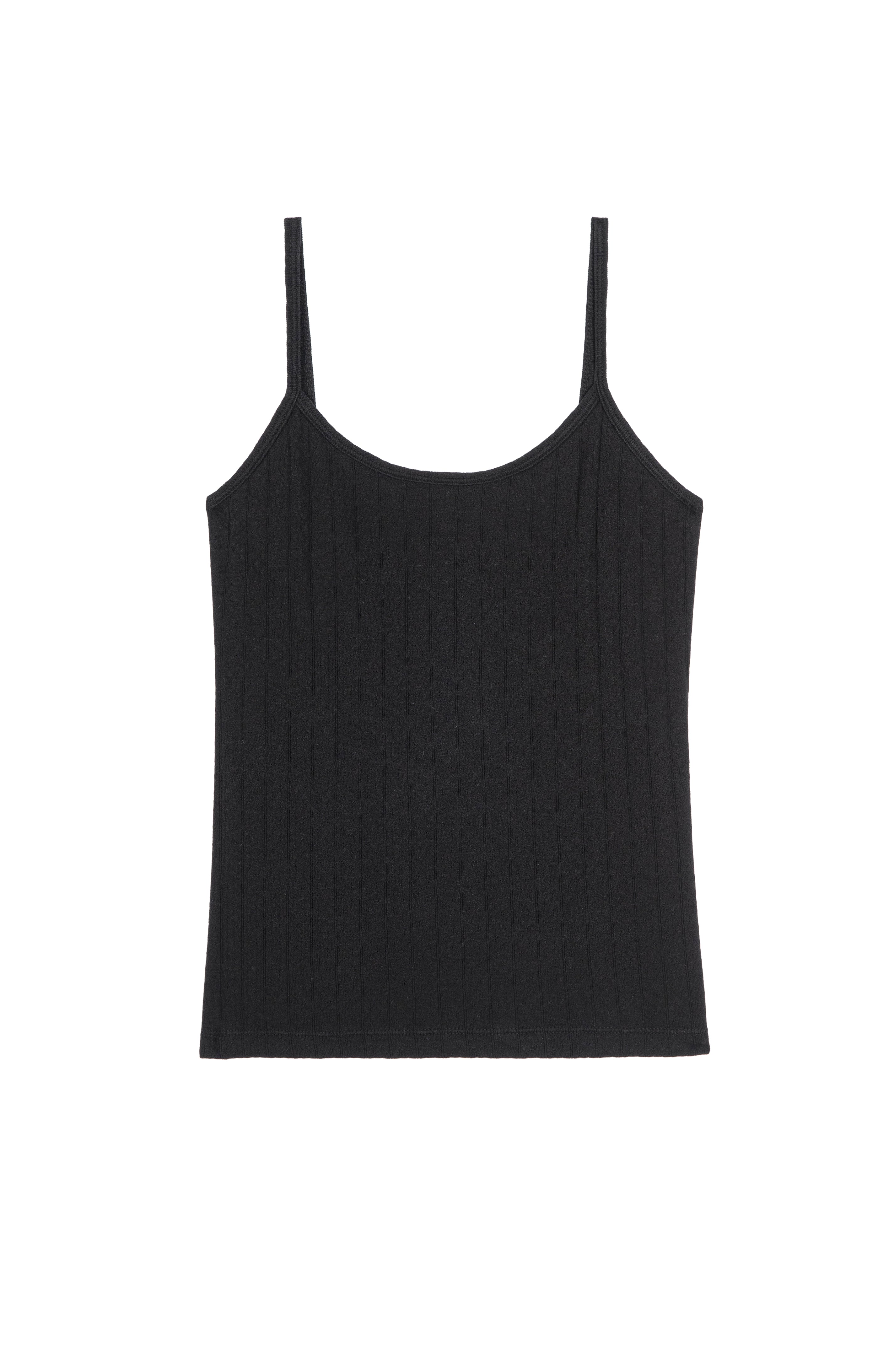 DONNI The Pointelle Cami Tank - Jet