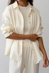 DONNI The Bubble Shirt - Creme