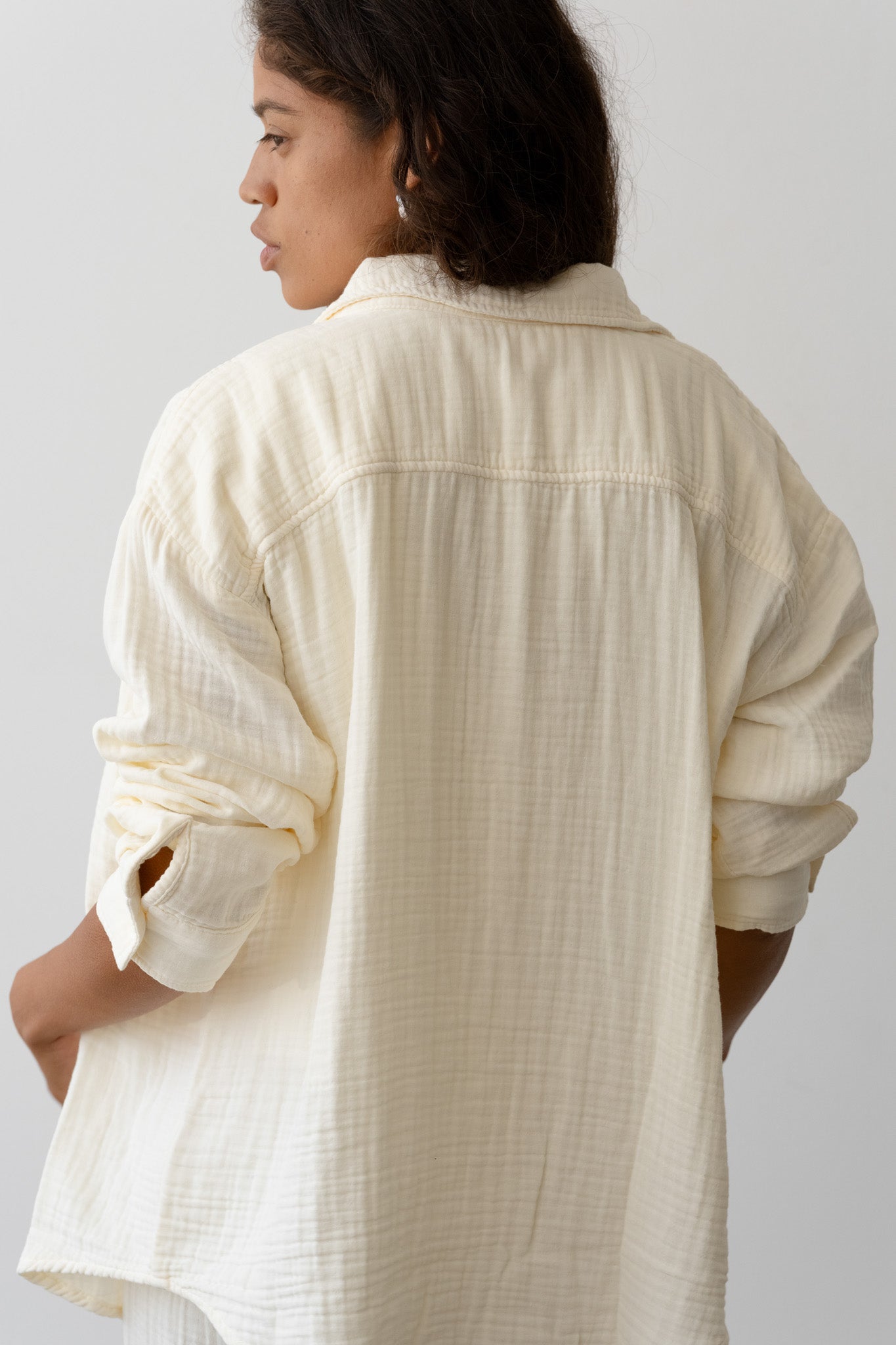 DONNI The Bubble Shirt - Creme