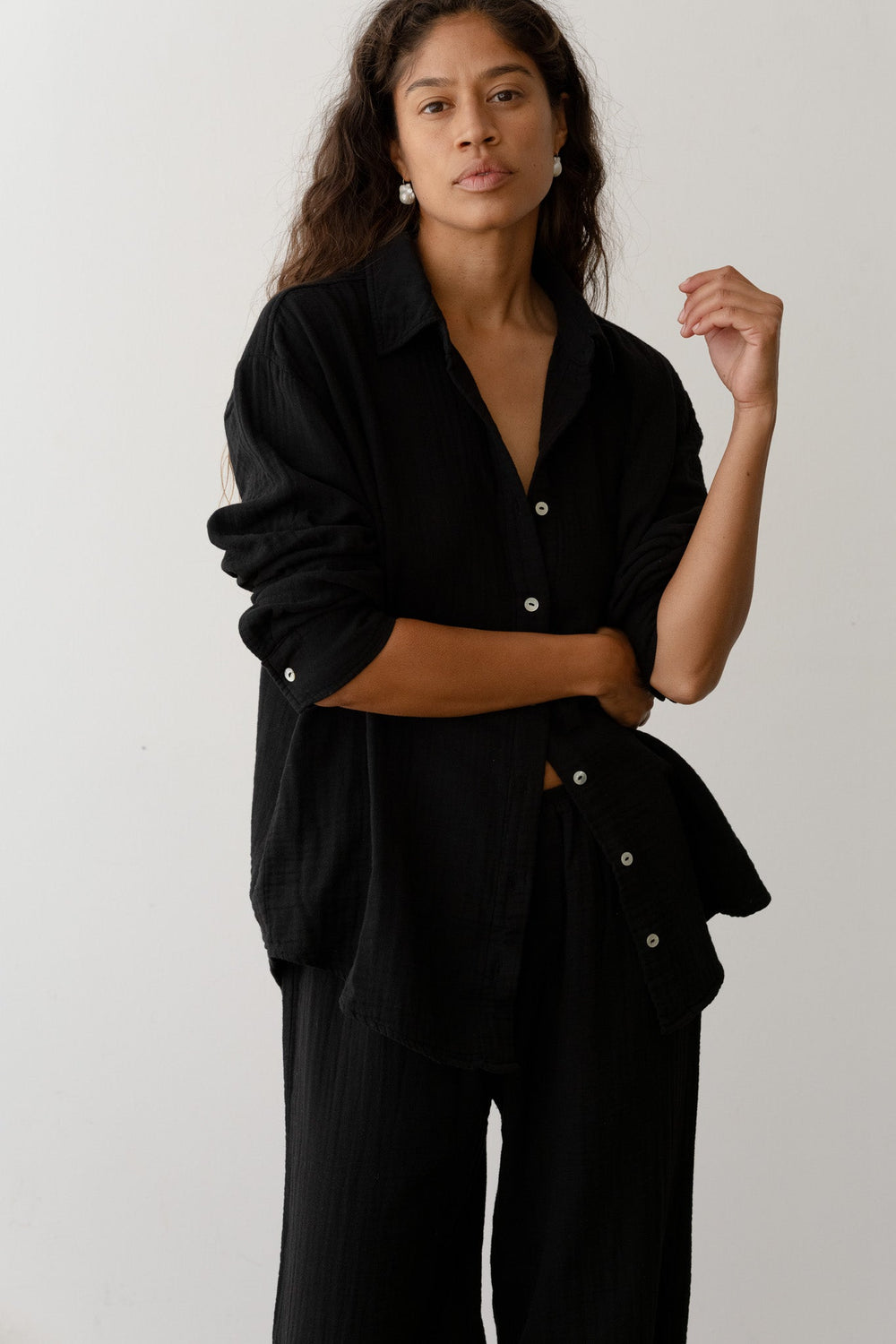 DONNI The Bubble Shirt - Jet