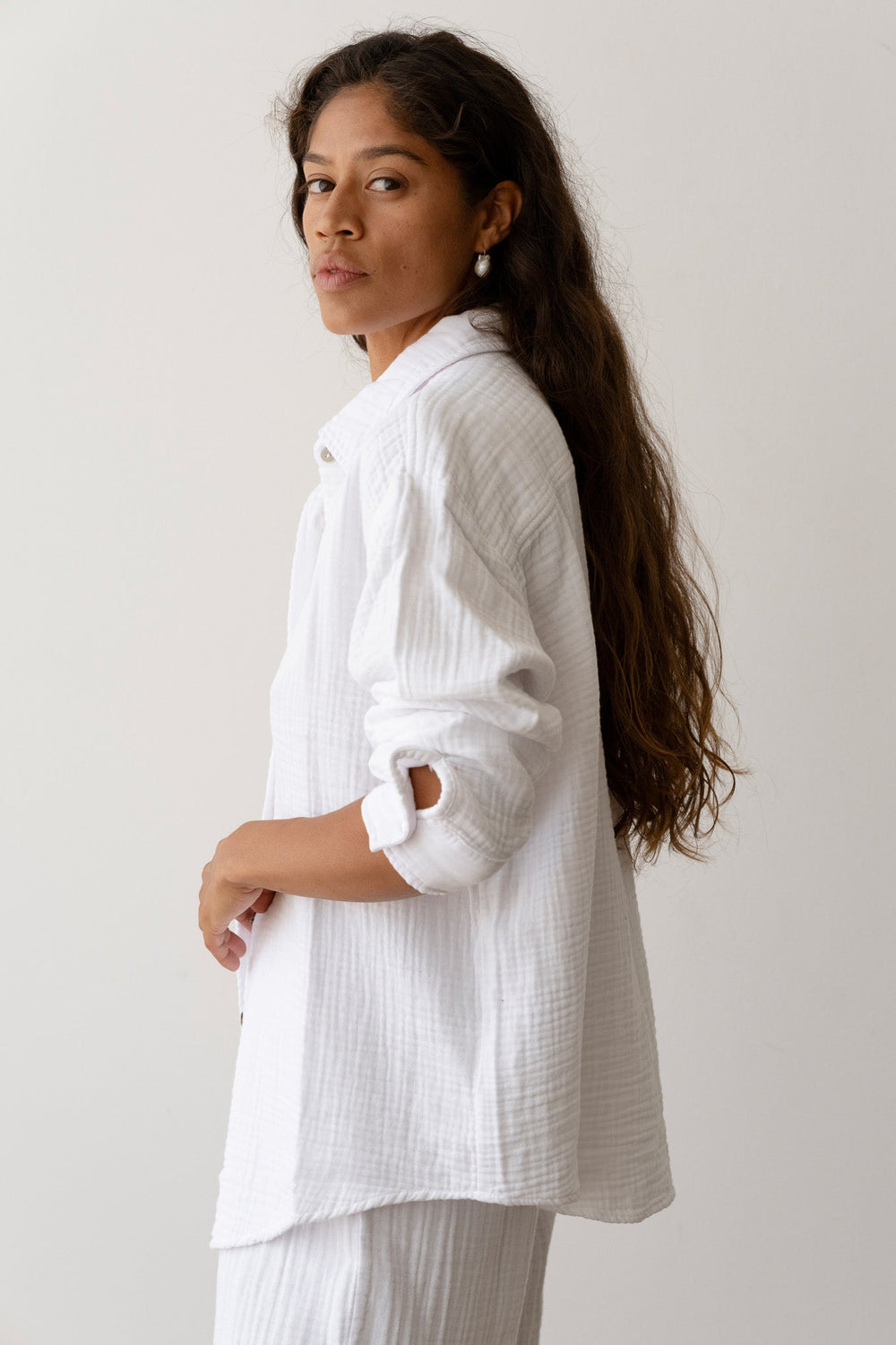 DONNI The Bubble Shirt - Powder
