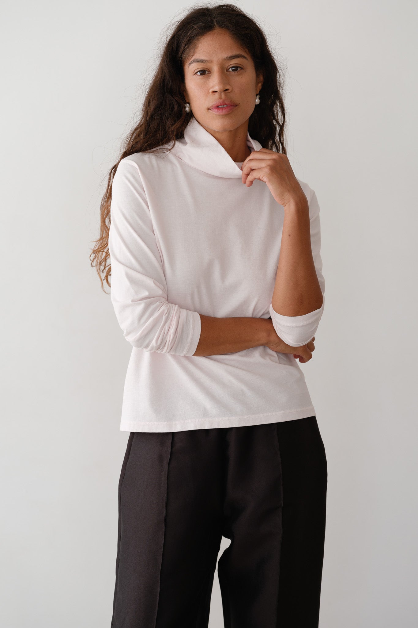 DONNI The Jersey Turtleneck - Ballerina