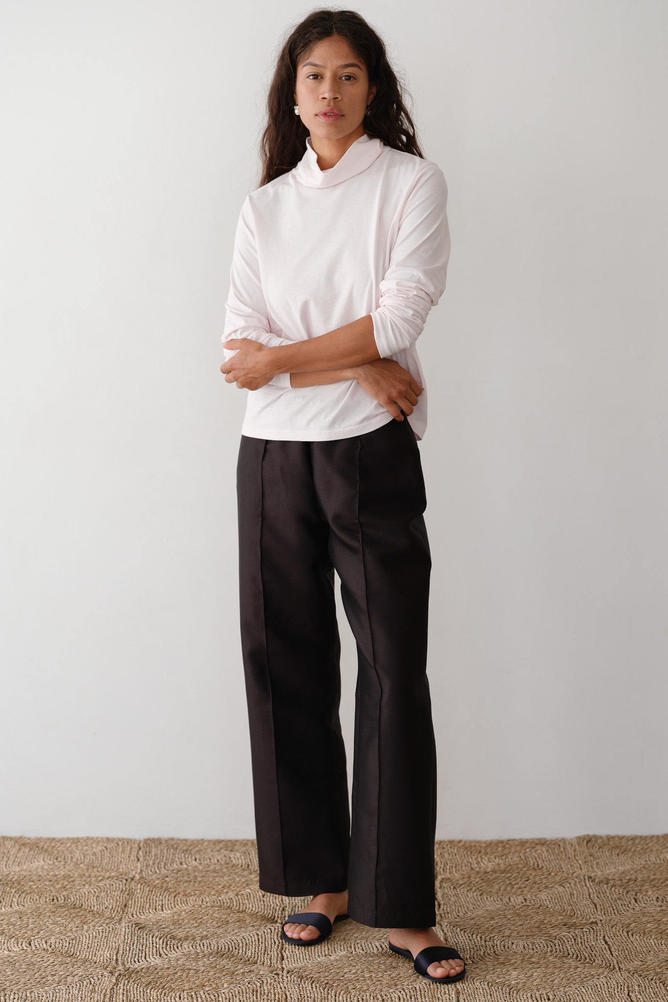 DONNI The Jersey Turtleneck - Ballerina