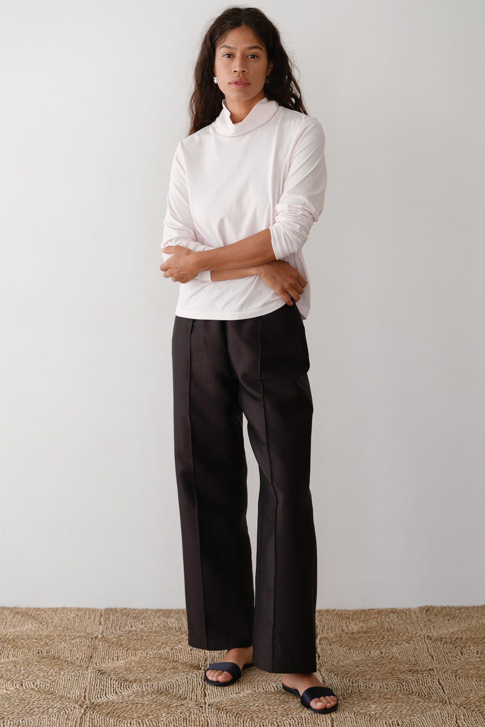DONNI The Jersey Turtleneck - Ballerina