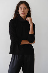 DONNI The Jersey Turtleneck - Jet