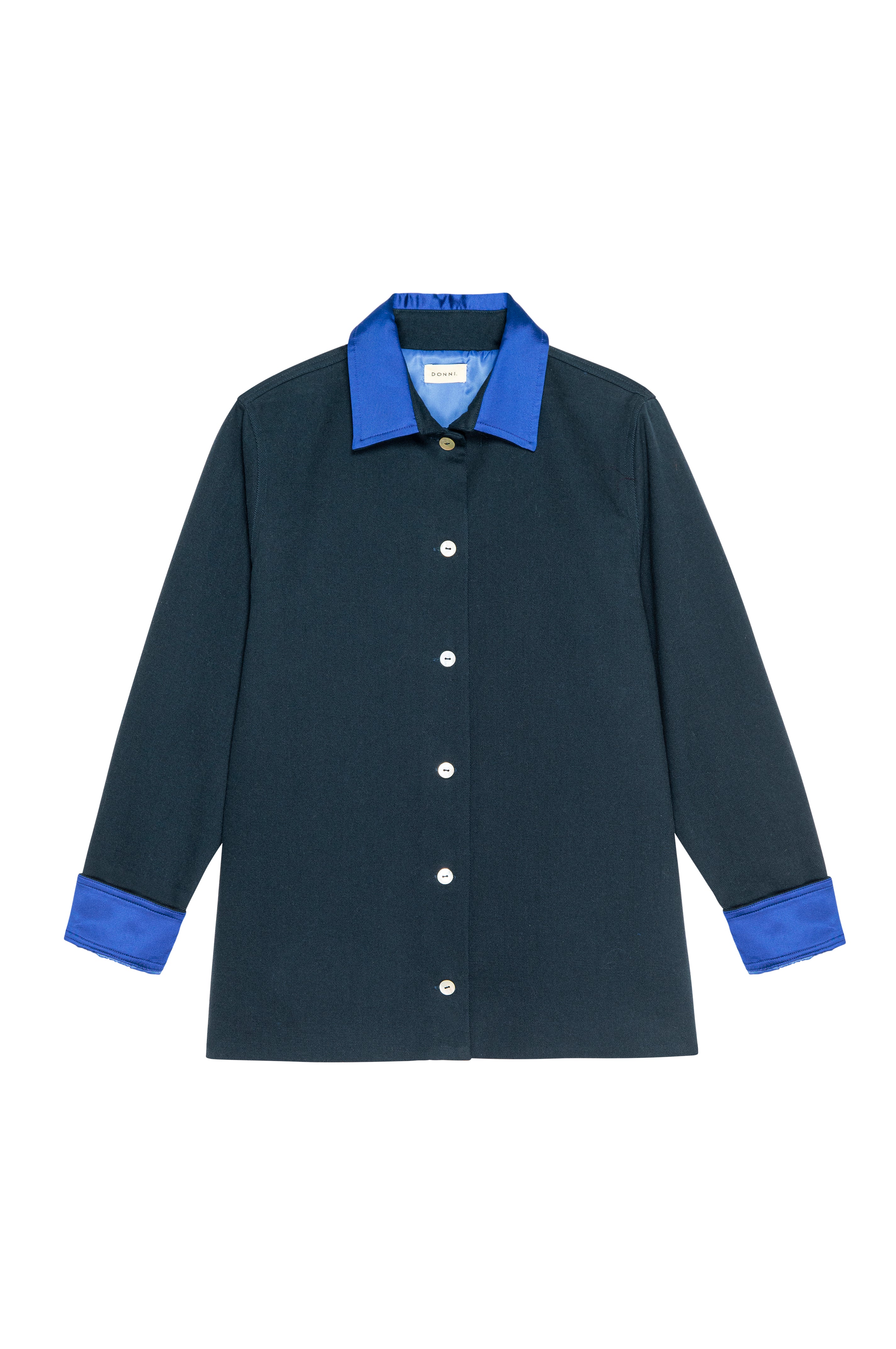 DONNI The Chino Contrast Jacket - Navy-Azure