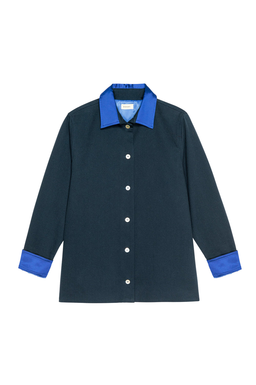 DONNI The Chino Contrast Jacket - Navy-Azure