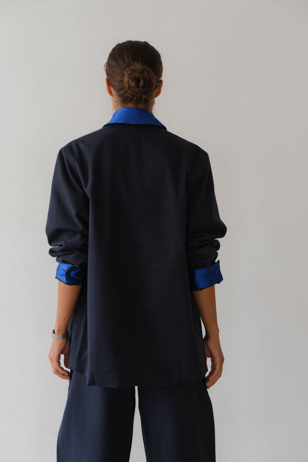 DONNI The Chino Contrast Jacket - Navy-Azure