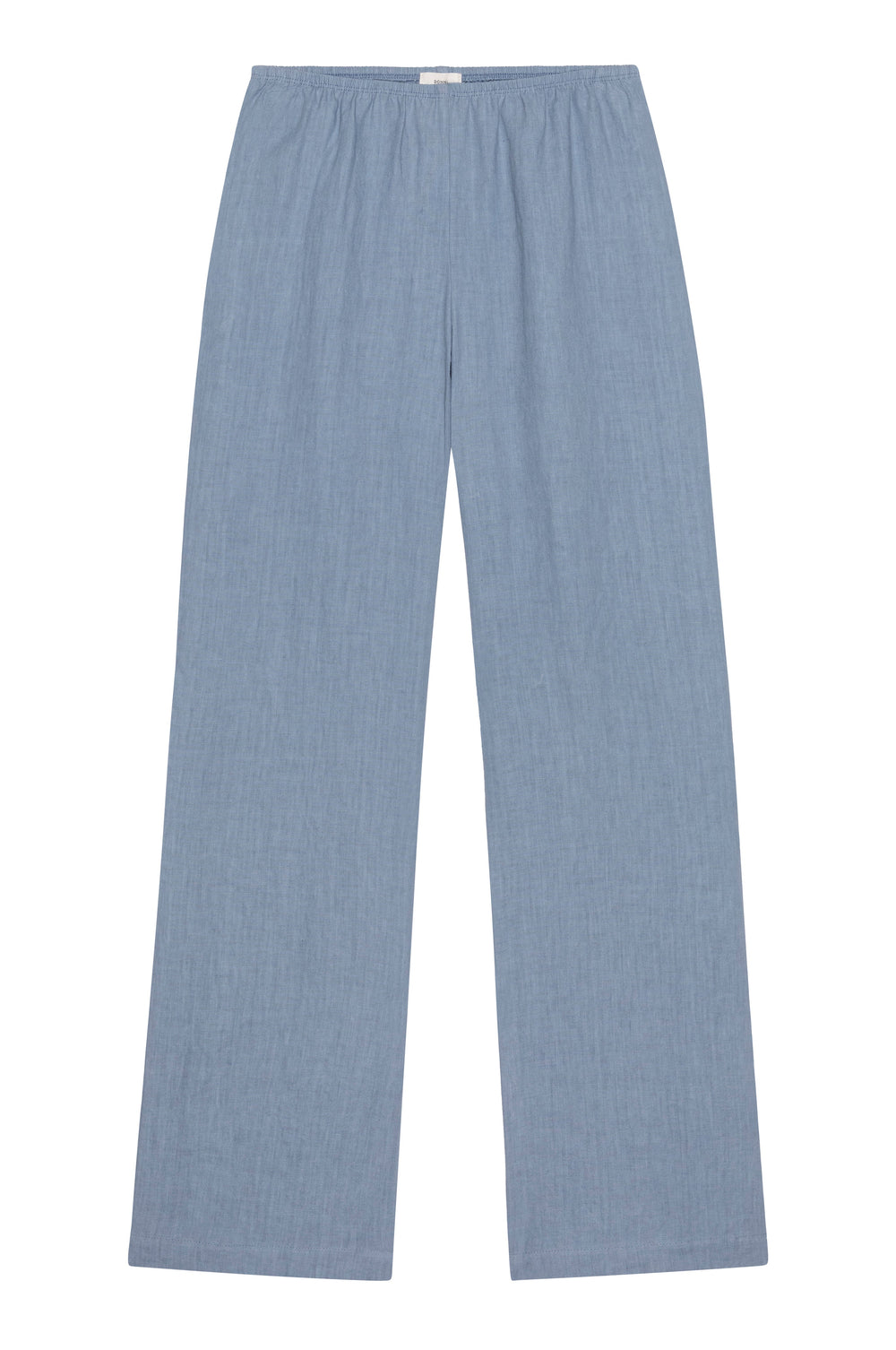 DONNI Cornflower Linen Simple Pant - Cornflower