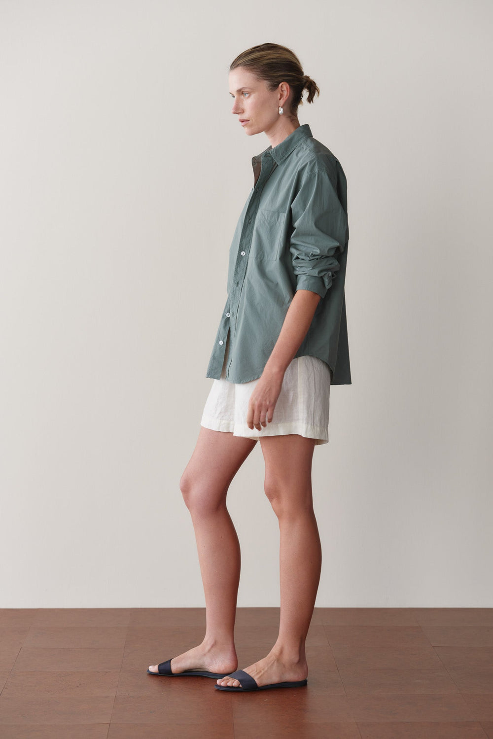 DONNI Creme Linen Short - Creme