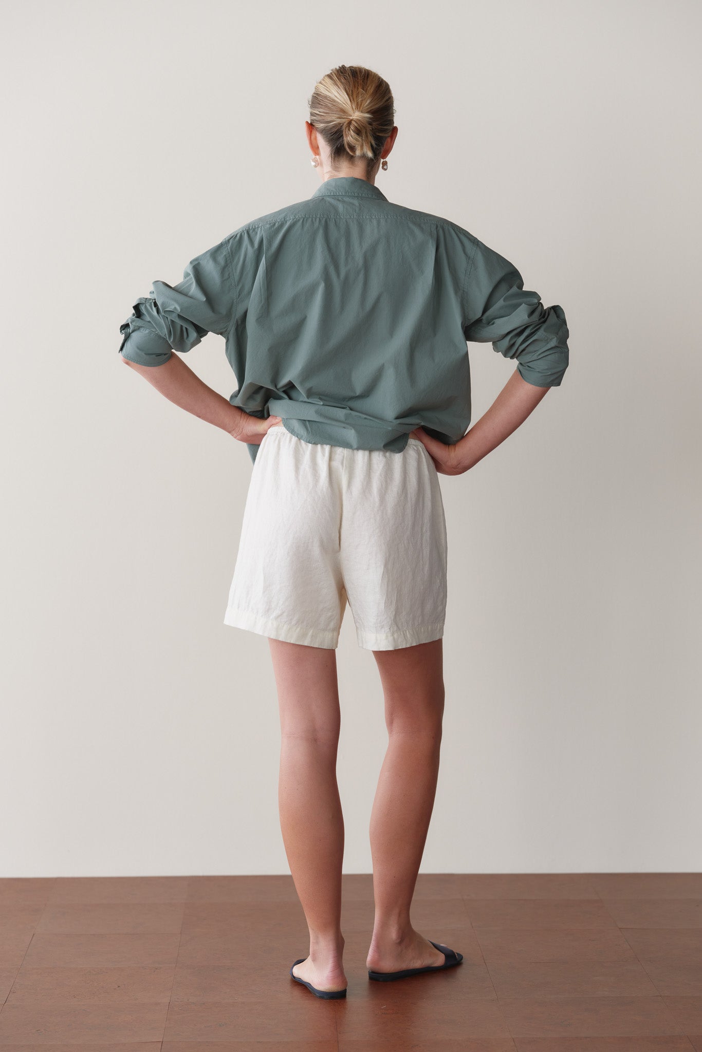 DONNI Creme Linen Short - Creme