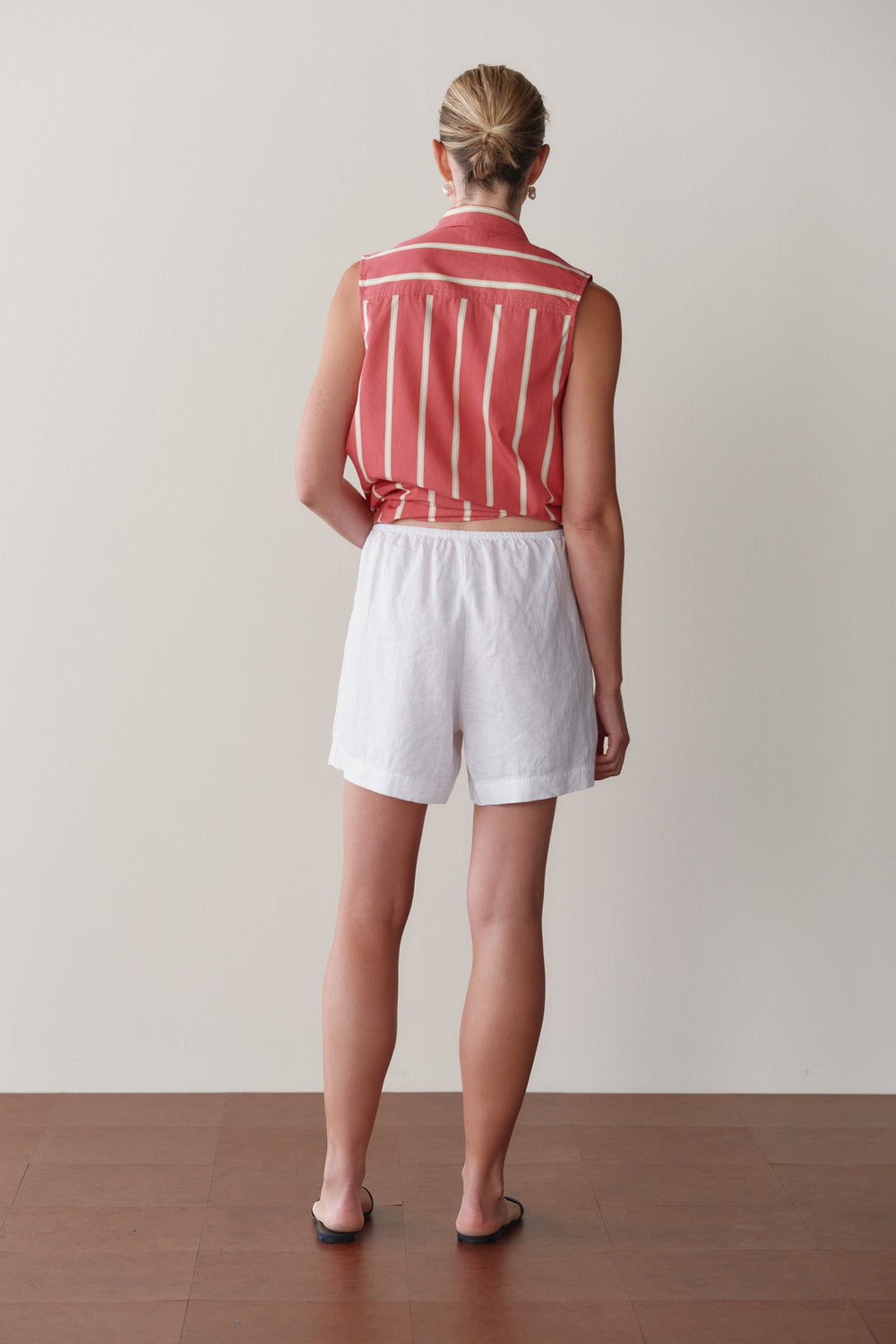 DONNI Powder Linen Short - Powder