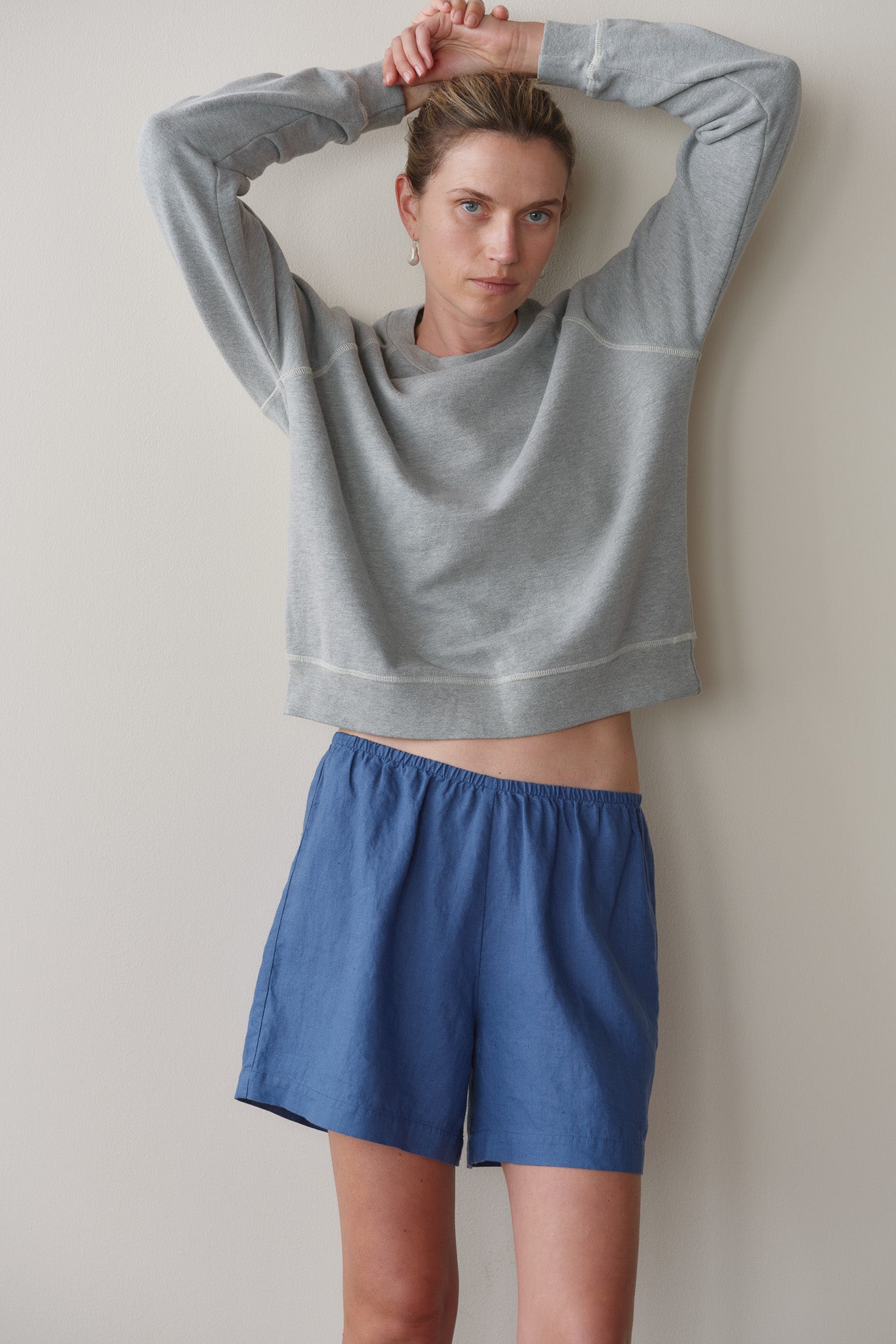 DONNI Lapis Linen Short - Lapis